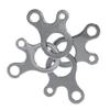 3 Hole Tensioner  Adds Tension to Line of Various Makes (4 Pack, Silver) view 2