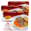 KJ Poultry Kosher Ready Meals - Beef Rib Steak & Kugel, MRE Meat Meals Ready to Eat, Shabbos Food (3 Pack) Prepared Entree Fully Cooked, Shelf Stable Microwave Dinner Travel Military Camping Survival view 1