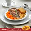 KJ Poultry Kosher Ready Meals - Beef Rib Steak & Kugel, MRE Meat Meals Ready to Eat, Shabbos Food (3 Pack) Prepared Entree Fully Cooked, Shelf Stable Microwave Dinner Travel Military Camping Survival view 3