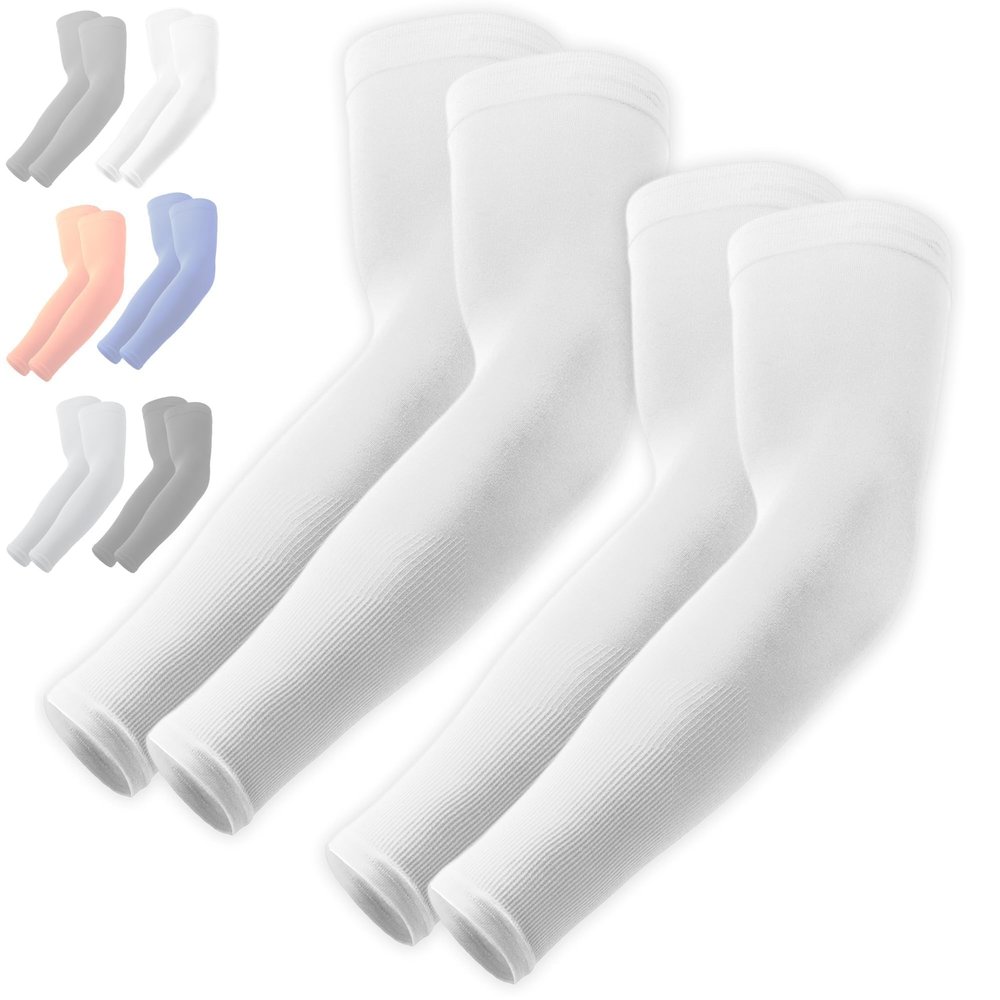 OutdoorEssentials UV Arm Sleeves for Men and Women - Sun Protection Sleeves - Compression, Golf, Baseball, Cooling, Tattoo Arm Sleeve - Mangas Para El Sol Para Hombre