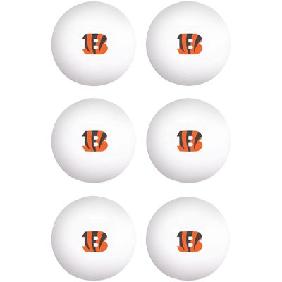 WinCraft Cincinnati Bengals 6-Pack Table Tennis Balls