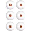 WinCraft Cincinnati Bengals 6-Pack Table Tennis Balls view 1