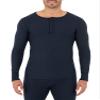 Fruit of the Loom Men's Classic Midweight Waffle Thermal Henley Top, Navy, Medium view 1