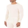 Fruit of the Loom Men's Classic Midweight Waffle Thermal Underwear Crew Top (1 & 2 Packs), Sandstone, XX-Large view 2