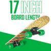 Rude Boyz 17" Micro Complete Skateboard | Maple Wood Deck | ABEC 7 Bearings | Double Kick Concave | Kids Skateboard, Ideal Toddler Cruiser Ages 2-5 view 4