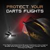 IgnatGames Dart Flights and Accessories  18/30 GlideXPro 130 Micron Flights in Various Shapes and 6 Flight Protectors view 4