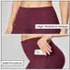 Heathyoga 30"/32" Yoga Pants Women with Pockets Wide Leg Yoga Pants for Woman Flare Leggings Bootcut Work Dress Pants Women view 4