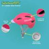 Adjustable Toddler Bike Helmet, Built in Visor with Removable Washable Inner Lining, XS Ages 2-4 Years for Boys and Girls, Perfect for Cycling, Scooters, Grey-Green view 2