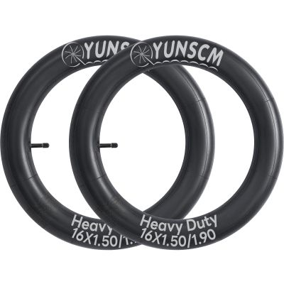 2-PCS 16" Heavy Duty Bike Tire Tubes 16x1.50/1.90 AV32MM Schrader Valve 38/48-305 Inner Tubes 16 Bicycle Tubes Compatible with 16 x 1.5 16x1.75 16x1.90 Bike Tire Tubes