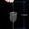 10Pcs/Pk Carp Fishing Bait Trap Cage Feeder Basket Holder Coarse Lure Feeder Carp Fishing Tackle Kit,Size L/M/S Available (L) view 4