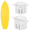 ZJchao Plug Surf Fin Plug, 6pcs Surf Fin Plug Plastic Cup Plug Surfboard Round Surf Fin Plug G5 Box Fin Plug Screw Key Surfing Plug Surfboard Leg Rope Leash Plug (2#) view 2