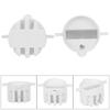 ZJchao Plug Surf Fin Plug, 6pcs Surf Fin Plug Plastic Cup Plug Surfboard Round Surf Fin Plug G5 Box Fin Plug Screw Key Surfing Plug Surfboard Leg Rope Leash Plug (2#) view 4