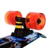 ChromeWheels Skateboards 22 inch Complete Skateboard Deck Mini Cruiser for Kids Boys Girls Youths Beginners, Fire view 2