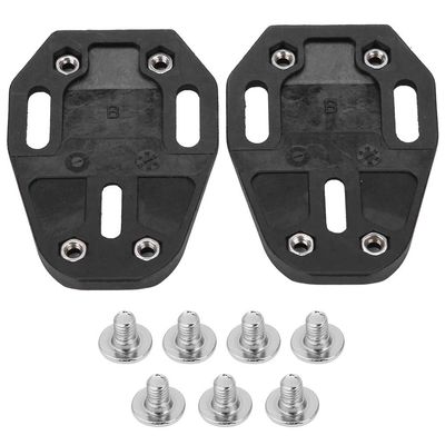 Cleat Covers, Cleat Plate Adapter, Zero Cleat Covers,1 Pair Quick Release Cycling Shoe Cleat Covers Cleats Compatible Adapter Converter for Zero(B(6 Degree))
