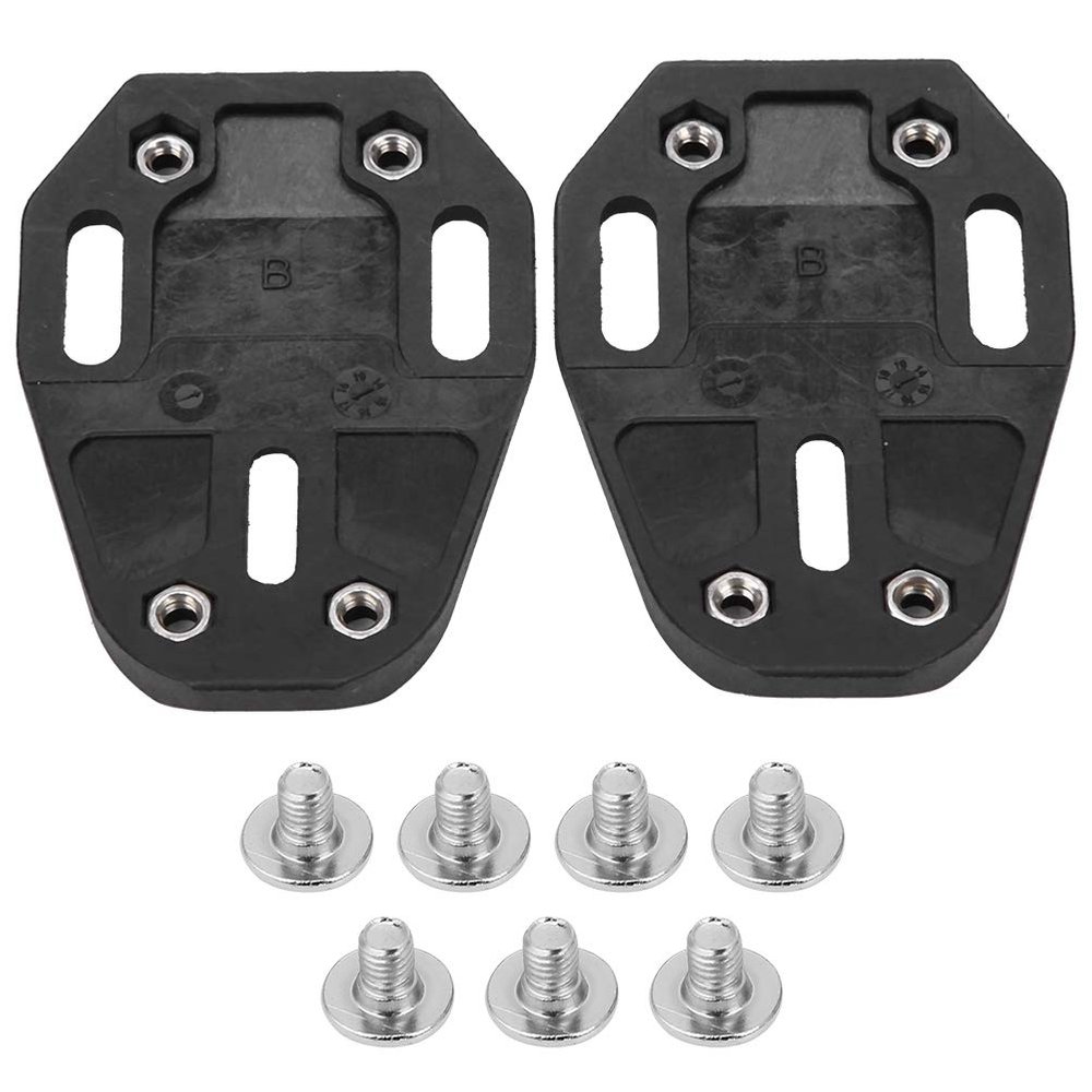 Cleat Covers, Cleat Plate Adapter, Zero Cleat Covers,1 Pair Quick Release Cycling Shoe Cleat Covers Cleats Compatible Adapter Converter for Zero(B(6 Degree))