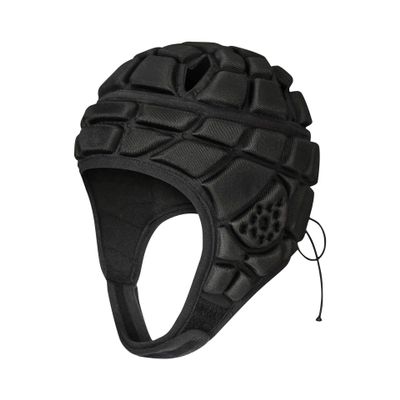 DGXINJUN Soft Shell Flag Football Helmet, 7v7 Rugby Helmet, Scrum Cap, Soccer Padded Headgear, Adjustable Head Protector for Youth Kids Adults