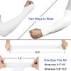 beister 3/6 Pairs UV Cooling Arm Sleeves Sun Protection Unisex for Sports, Cycling, Golf view 4