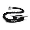 Boat Lines & Dock Ties Bungee Boating Dock Ties, One Loop and Hook, Pack of Two, Made in USA (Black, 30 inch Hook & Loop) view 1
