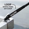 Boat Lines & Dock Ties Bungee Boating Dock Ties, One Loop and Hook, Pack of Two, Made in USA (Black, 30 inch Hook & Loop) view 2