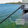Boat Lines & Dock Ties Bungee Boating Dock Ties, One Loop and Hook, Pack of Two, Made in USA (Black, 30 inch Hook & Loop) view 4