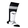 Mizuno Womens Performance OTC Stirrup Sock, Black, Medium US view 1