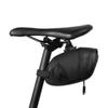 Bike Saddle Bag/Bicycle Seat Pack Bag, 0.8L/1L Cycling Wedge Shape Bag Waterproof Bike Saddle Bag Fully Waterproof (Color : Black) view 1