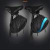 Bike Saddle Bag/Bicycle Seat Pack Bag, 0.8L/1L Cycling Wedge Shape Bag Waterproof Bike Saddle Bag Fully Waterproof (Color : Black) view 4