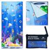 Elite Trend Microfiber Beach Towel for Adults with Bag - Extra Large 78x35 inch Lightweight Sand Free Quick Dry Towel for Travel, Swimming, Yoga, Camping (Sea Animal) view 1