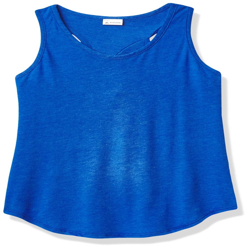 Augusta Sportswear Girls Lux Tri-Blend Tank, Royal Heather, S