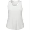Augusta Sportswear Girls Lux Tri-Blend Tank, White, L view 1