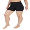 90 Degree By Reflex High Waist Power Flex Yoga Shorts - Tummy Control Biker Shorts for Women - Black 2 Pack - Medium view 2