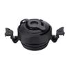 Air Valve, Inflatable Valve 3 in 1 Air Valve Secure Seal Cap Replacement Universal Fit Air Valve for Inflatable Airbed Mattress Black