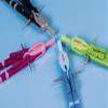 Brunnen 104954090 Spring Bow Compass Length 170 mm in Shatterproof Plastic Case with Transparent Lid Kiwi Colour Code"Peak 4" (for Circles up to 38 cm Diameter view 2