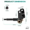 Drive-up Club Car Passenger Side Spindle Assembly for Precedent 2004-up and Tempo 2018-up Golf Cart view 4