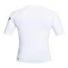 Quiksilver Boys' Legacy Short Sleeve Rashguard, White at, X-Large view 2