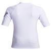 Quiksilver Boys' Legacy Short Sleeve Rashguard, White at, X-Large view 3