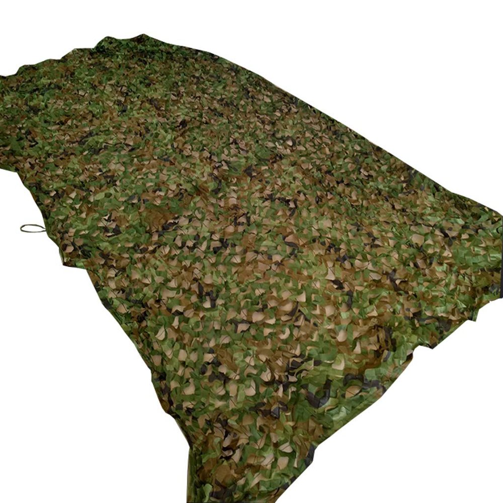 LIYFF-Tarps Camouflage Netting Woodland Army Mesh Nets UV Resistant Shade Camo Net for Camping Military Hunting Shooting Sunscreen Nets