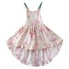 A6Floral Girl Floral Maxi Summer Party Dress 4T Size 4