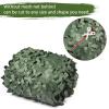 Yeacool Camo Netting Camouflage Netting Bulk Roll Burlap Camo Tarp Sunshade Net for Hunting Blind Military Dinosaur Birthday Jungle Theme Party Decoration (Dark Green, 49.2ftx4.9ft, 15m*1.5m) view 3