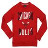Outerstuff NBA BULLS Boys 8-20 PERFORMANCE FLEECE CREW NECK LS TOP 10/12-M view 1