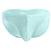 iiniim Men's Sexy Bikini Brief Silky Ruched Back Underwear Panties See Through Swim Briefs Swimwear Sky Blue One Size view 1