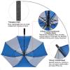 G4Free 68 Inch Automatic Open Golf Umbrella Extra Large Oversize Double Canopy Vented Windproof Waterproof Stick Umbrellas(Sapphire/Gray) view 3