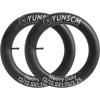 2-Pcs 12"/12.5" Heavy Duty Bike Tubes 12/12.5x1.75/2.25(12 1/2 X 2 1/4) AV 45/57-203 Inner Tubes Compatible with 12x1.75-2.25 12.5x1.75-2.25 12  x 2  Kid Bike Bicycle Tire Tubes Schrader Valve view 1