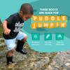 LONECONE Rain Boots with Easy-On Handles in Matte Colors for Boys and Girls, Play-Proof Flexible Rubber, Durable Non-Slip Treads, Kid-Friendly for Hours of Joy - Chalkboard Black, 9 Toddler view 2