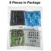 Geyoga 6 Pack Neck Gaiter Bandana Face Mask Summer UV Protection Cooling Breathable Face Mask Neck Scarf Balaclava for Men Women (Simple Colors) view 2