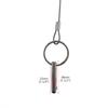 4PIECES of Marine Grade Hardware, Bimini Top Pin, Quick Release Pin 1/4" Diameter w/Lanyard Prevents Loss, All 316 Stainless Steel with Free Screws view 3