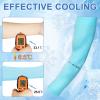 beister 6/3 Pairs UV Protection Cooling Arm Sleeves for Women Men, Long Sunblock Protective Cycling Arm Cover view 3