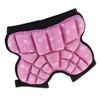 CUTICATE Protective Padded Shorts for Snowboard,Skate and Ski,3D Protection for Hip, Butt and Tailbone, Boys Girls - Pink view 1