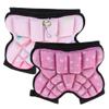 CUTICATE Protective Padded Shorts for Snowboard,Skate and Ski,3D Protection for Hip, Butt and Tailbone, Boys Girls - Pink view 4