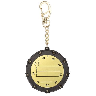 Alomejor Golf Score Counter 18 Holes Tally Counter Hand Held Clicker Digit Counter Golf Numbers Clicker with Clip Keychain for Golf Accessory